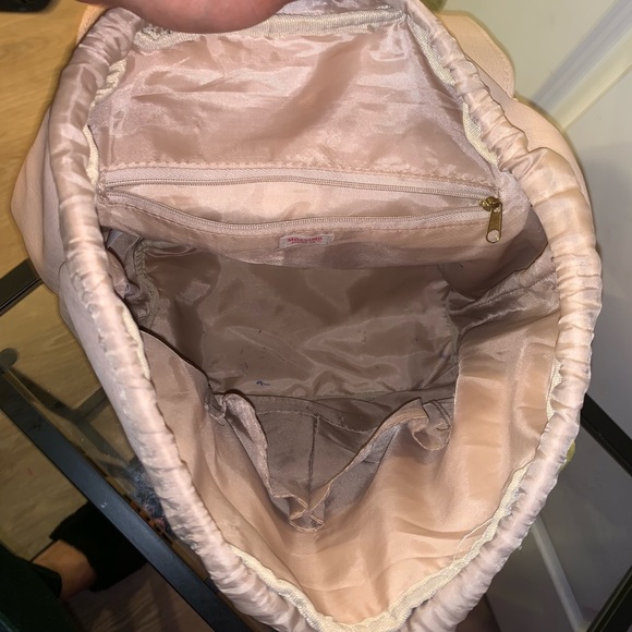 Drawstring pink backpack - Picture 6 of 7